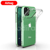 Transparent Silicone Case for iPhone 11 2019 on iPhone 11 Pro Max Ultra Thin Clear Soft TPU Case Cover for iPhone XR X XS Max