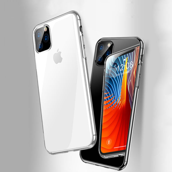 For iPhone 11 2019 Case Slim Clear Soft TPU Cover Support Wireless Charging for iPhone 11 Pro Max 5.8in 6.1in 6.5in X XR XS MAX