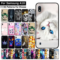 Luxury Case For Samsung Galaxy A10 Phone Cover Animal Cartoon Cute Soft Silicone TPU Cases Back Phone Covers Capa Coque Fundas