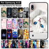 Luxury Case For Samsung Galaxy A10 Phone Cover Animal Cartoon Cute Soft Silicone TPU Cases Back Phone Covers Capa Coque Fundas