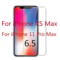 10Pcs Tempered Glass For iPhone X XS MAX XR 4 4s 5 5s SE 5c Screen Protective Film For iPhone 6 6s 7 8 Plus X 11 Glass Protector