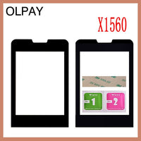 100% New Original Front Glass Lens For Philips Xenium Philips E560 E570 E571 X623 X1560 X5500 Not Touch Screen Free Shipping